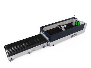 उच्च परिशुद्धता धातु फाइबर लेजर काटने की मशीन 500 w raycools काटने सिर