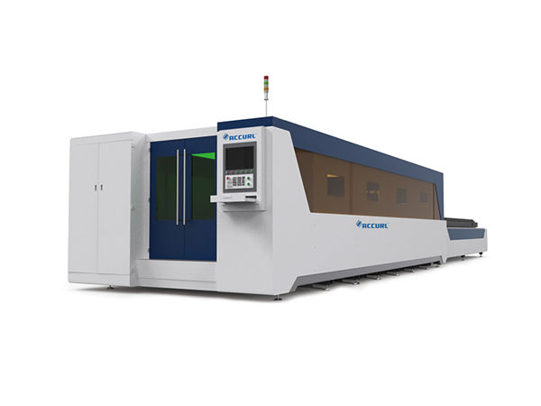 फाइबर लेजर काटने की मशीन 500-6000 W उच्च त्वरण के साथ 2.5 g तक
